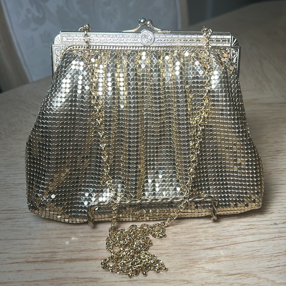 Whiting & Davis Gold Mesh Evening Bag